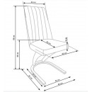 Стул HALMAR K338 коричневый